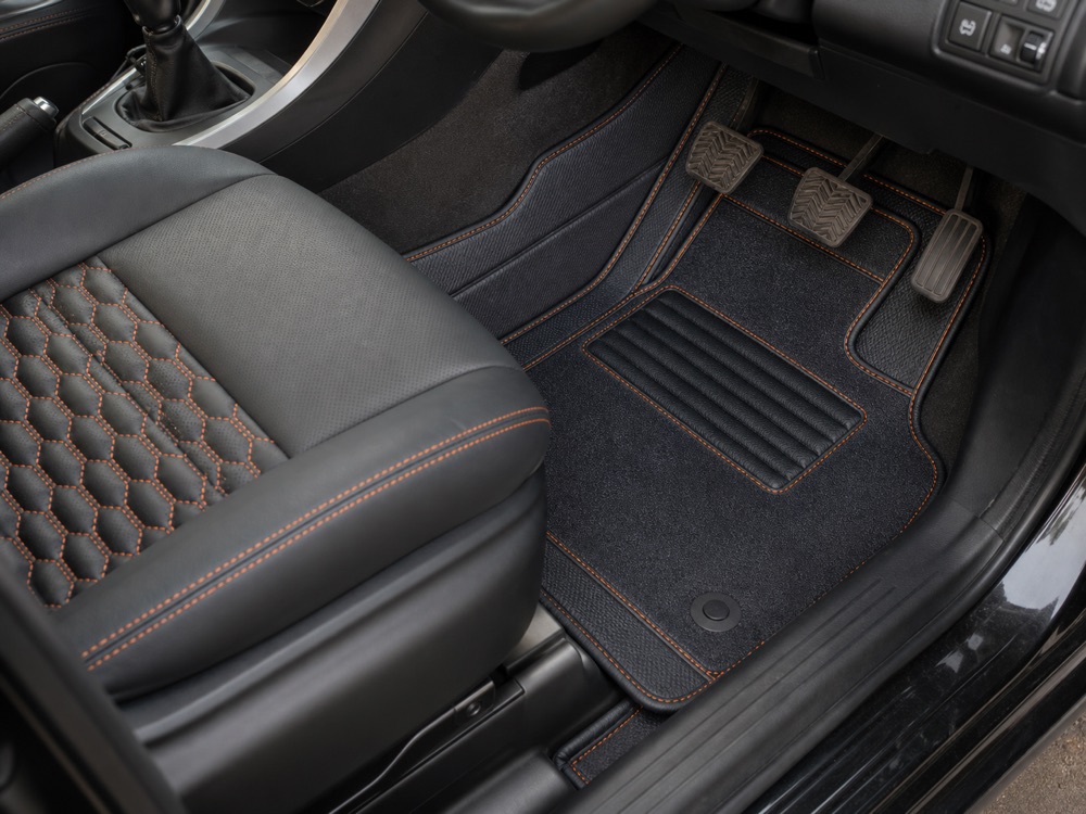 Custom-fit premium car floor mats